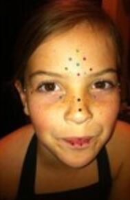 bostyn3's tweet photo. when is it not a good time to put stickers on your face? http://t.co/ycmOmgIN2o