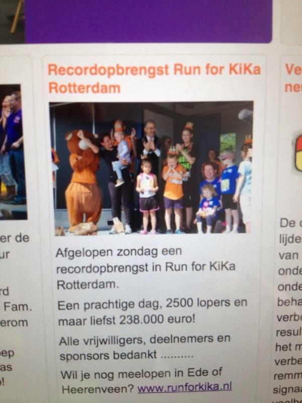 LoisLeven's tweet image. Op de @KiKa8118 site! Loïs &amp;amp; Tim met burgemeester Aboutaleb met de bekendmaking van de recordopbrengst! #supertrots