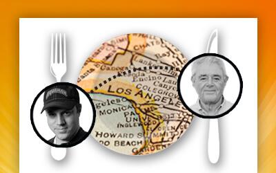 DC_Nation's tweet photo. Superman director Richard Donner &amp; comic book writer Geoff Johns want to take u 2 lunch. http://t.co/ghuDDmyCZ0 http://t.co/ooDnddrmLZ