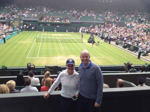 mwrightmdw's tweet photo. What a memorable day! #centrecourtwimbledon http://t.co/N30NQl4BPu