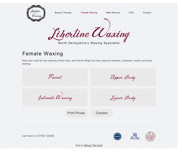 New project for Libertine Waxing #sheffield #webdesign #graphicdesign #webdevelopment #southyorkshire #waxing