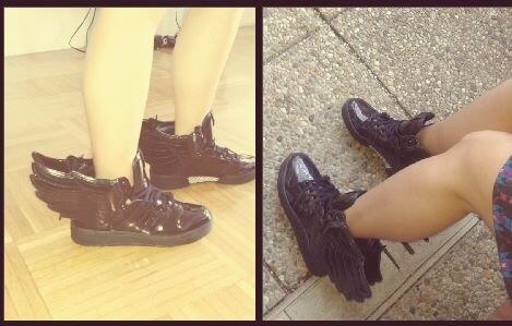 Wings <3 I've stolen my step-father's shoes haha.They don't fit me at all,but who cares xD! <3 Them <a href="/LittleMixOffic/">Little Mix OLD</a>