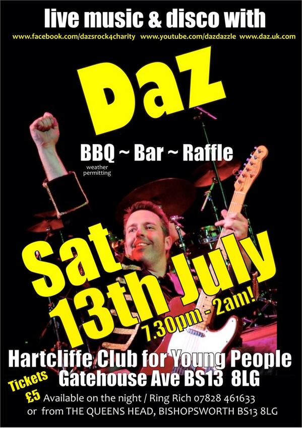 MendipBroadwalk's tweet image. Saturday 13th July #dazmania