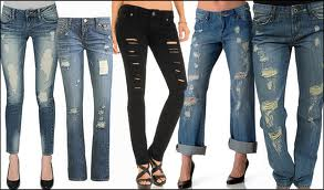 How To Make A Quick Distressed Jean Look - howtomakeaquick.com/how-to-make-a-…