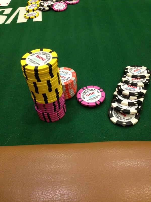 OnAFoldDraw's tweet image. 67K/79K @WSOPLiveAction $235 #DailyDeepstack, ... And then I shove KsJs &amp;lt; AsKc, left w/ 22.7K/ in 4K/500 lvl.