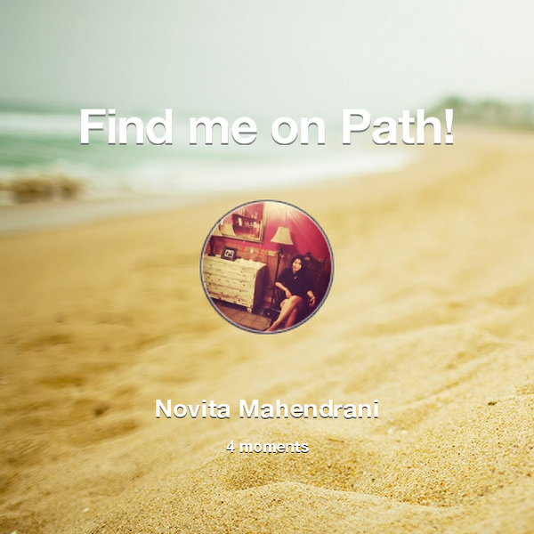 titatompel's tweet photo. Find me on #Path now! Go to: http://t.co/foIIqLUNtU! #thepersonalnetwork http://t.co/IuFzc5VuU2