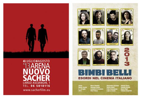 SacherD's tweet photo. Dal 4 luglio al 4 agosto Arena Nuovo Sacher a #Roma. I migliori #film della stagione e gli esordi di Bimbi Belli. http://t.co/DyWwq8ehmQ