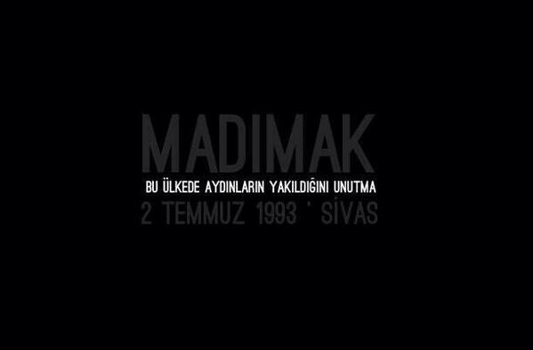 #SivasKatliamınıUnutmaUnutturma