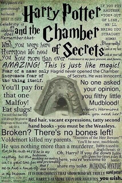 alexhales on Twitter: ""@Potteristic: "The Chamber of Secrets has been opened. Enemies of the ...
