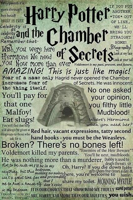 Chamber of Secrets has been opened enemies of the heir beware