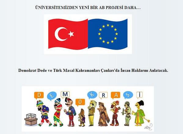 Demokrat Dede ve Türk Masal Kahramanları İnsan Haklarını Anlatıyor