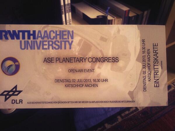 Bestes Wetter für den futurologischen Kongress @Alex___S  #rwth #ijontichy #martinbunns