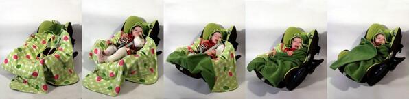 Blanket WRAPPER for car seats and sport strollers