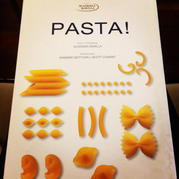 themacaronigirl's tweet photo. thanks to @AcademiaBarilla for some hotel lobby reading in parma, the home of @Barilla pasta headquarters #italy http://t.co/09x66MA52H