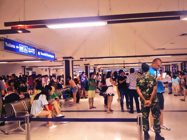 MvAvsecom's tweet photo. The busy international arrival terminal at ##INIA http://t.co/HGJQeSkVe5