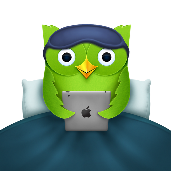 duolingo's tweet photo. Make your time in bed more productive ;) Duolingo is coming out for iPad next Thursday, July 11! http://t.co/PYw3k0zGtU
