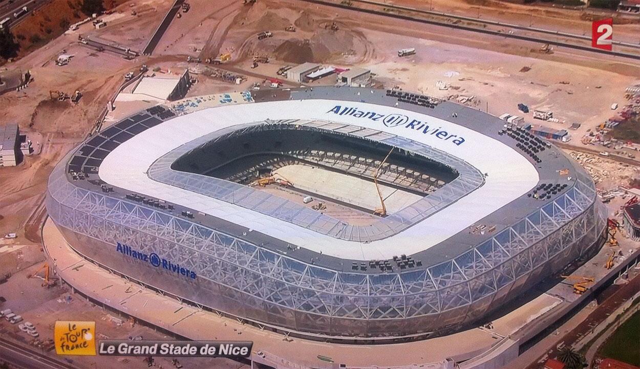 Ogc Nice L Allianz Riviera Stade De L Ogcnice En Mondiovision A L Occasion Du Tour De France 13 Letour Nice06 Tdf Http T Co Cejpzra1i0 Twitter