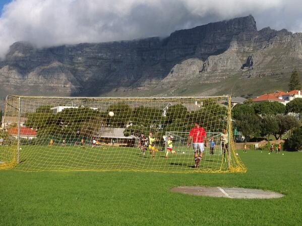 BWFCISS's tweet photo. Day 2 here in Cape Town and the goal of the day....keeper never moved! #bwfc http://t.co/rmzSO201lj