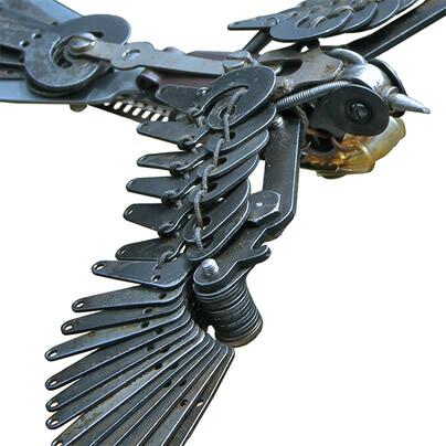 Ripleys's tweet photo. Made from typewriter parts. #BelieveItorNot someone found a use for typewriter parts! http://t.co/bmsjVzBG6C