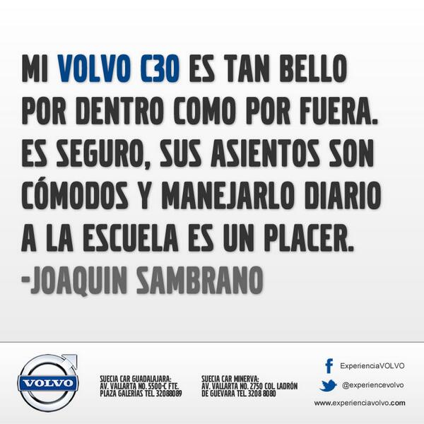 ExperienceVolvo's tweet photo. ¿Ya viviste la #ExperienciaVOLVO? http://t.co/mvAi8Gbg9Q