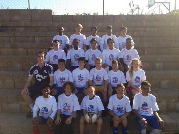 BWFCISS's tweet photo. Group picture from ISS camp in Johannesburg, South Africa #bwfc http://t.co/YDAzxs7DnC