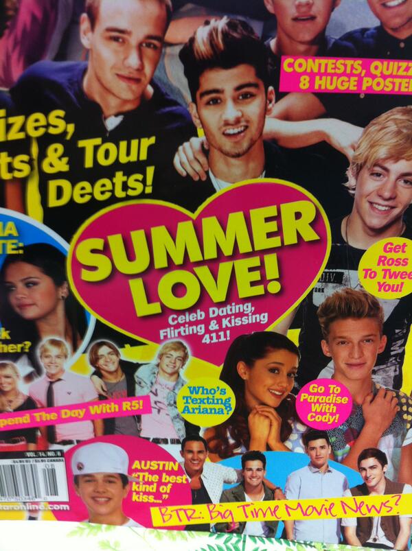 popstarmagazine's tweet photo. thanks ma! “@2010_BumbleBee: @popstarmagazine look what my mom got me!! #soexcited #bigtimerush 💜🐝 http://t.co/xeWPAgAEwn”