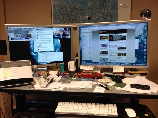 Watching from my office in Kansas City #MacBreak