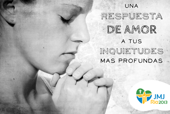 JMJ_Rio2013's tweet photo. ¿Tienes preguntas? ¡La JMJ tiene respuestas! :) http://t.co/x3KO56QUTg