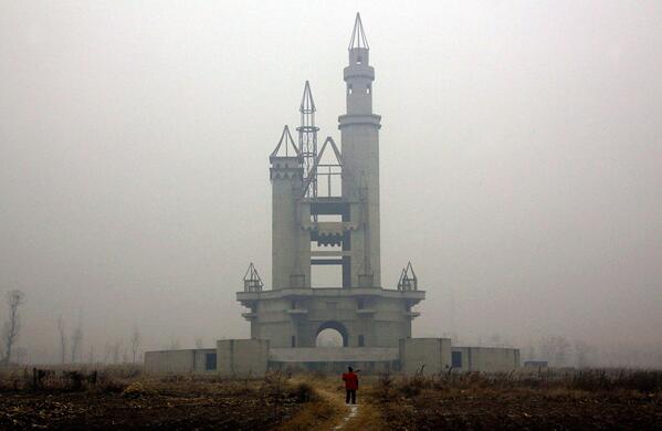abandoned theme park in China