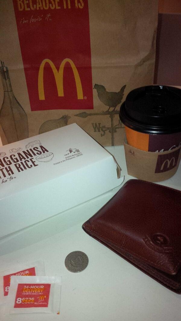 acedapogi's tweet image. Luv ko &apos;to breakfast ulit! May sukli pang piso... #tipidMode