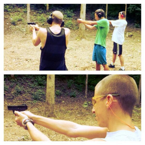 CodyBuriff's tweet image. We learn more than bible study skills @KDSummerProject #MensTime #KillZombies @nesman7 @nhufford43