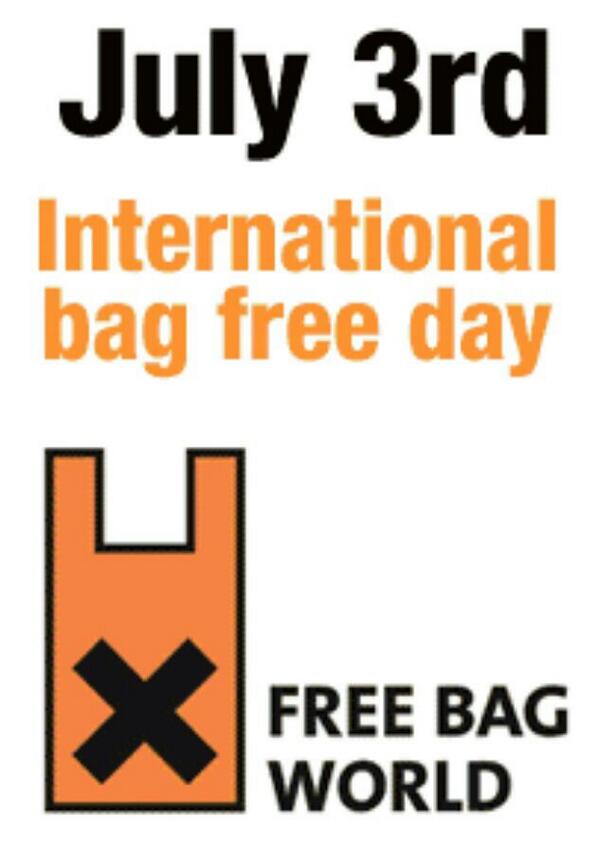 RT <a href="/rudycrates/">Rudy Kurniawan</a> July 3rd : International Bag Free Day. Plastic isn't my bag! #HGA <a href="/HiLo/">Susu HiLo</a> <a href="/HiLoJKT/">HGC Jakarta</a> #rkgreen
