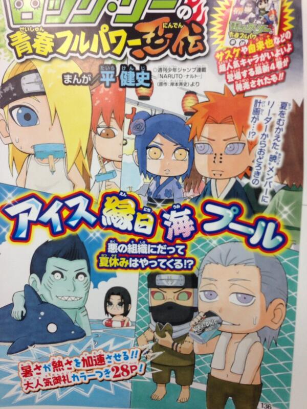 Naruto Sd ロック リー 公式 บนทว ตเตอร 画像添付し忘れてました この絵だけで まともな夏の過ごし方じゃないことは明らか 最強スズキ Http T Co W0t9dnhdbu ทว ตเตอร