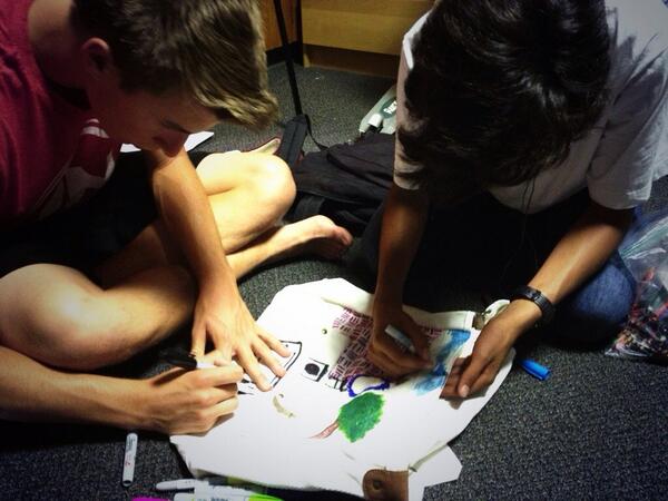 StackRonnie's tweet image. Coloring in college!!! That what I call a wild party!!!