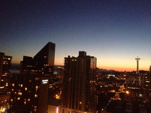 The view from my hotel room... #nofilter  🌛⭐🌌