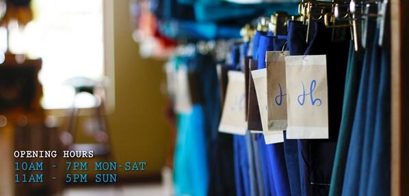 Good day ladies &amp; gentlemen! Please note Hunter Blue's opening hours. #PriorityMale