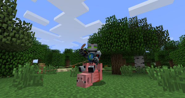 Minecraft Pig Upside Down