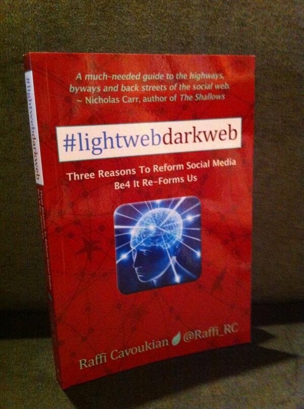 kdeangel's tweet image. "@Raffi_RC: word of mouth will power this book. #lightwebdarkweb http://t.co/G2Q9qDFqj0" yes it will :-)