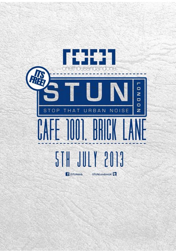 STUNLondonUK's tweet photo. #STUNLondon #Cafe1001 #Macpherson #LadyVDubz #FreeEntryAllNight #GoodFood #CheapDrinks #Drum'n'Bass http://t.co/lAILF3GH7N