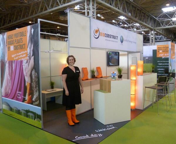 First photos/Erste Bilder #UKADBiogas in #Birmingham.