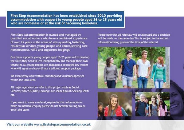 First_Step_UK's tweet image. First Step Accommodation and what we do...