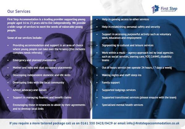 First_Step_UK's tweet image. First Step Accommodation Services.