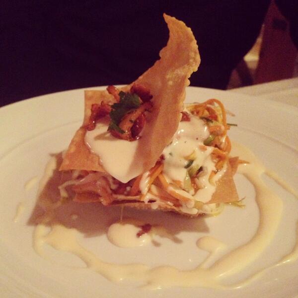themacaronigirl's tweet photo. swiss fried lasagna?! at le table d'adrien  in verbier #foodsetter http://t.co/Woe6ehM6lE