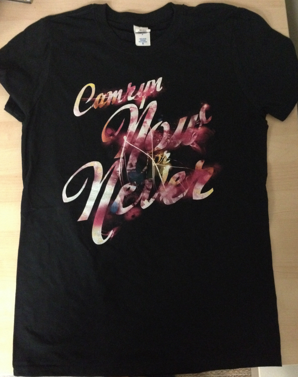 camrynrocks's tweet photo. RT this tweet to be entered to win 1 of 10 #NowOrNever T-Shirts! Happy Independence Day! Good luck!!! http://t.co/QvH23Ve5V7
