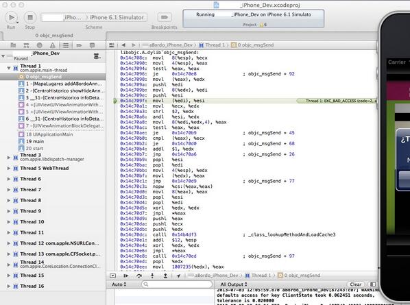 iOSDevMexico's tweet image. El equivalente de un NullPointerException :[