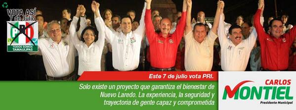 apoyoprilaredo's tweet photo. El PRI con experiencia, seguridad y trayectoria de gente capaz y comprometida. #NuevoLaredo #LaFuerzaDelPRISomosTodos http://t.co/5wXs3CAD76