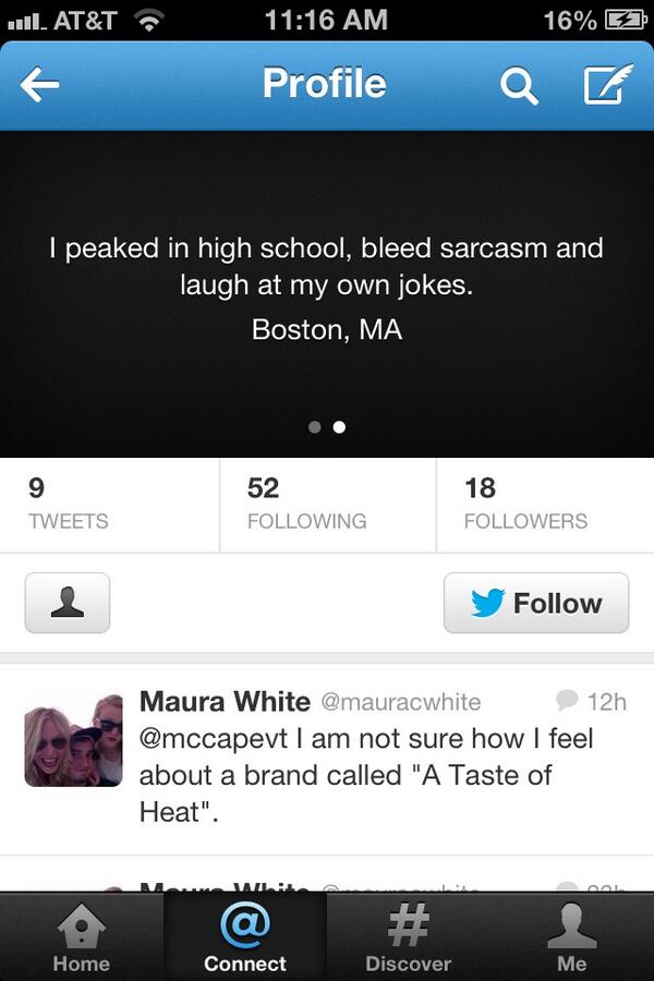 annalisewhite's tweet image. My sisters bio&amp;gt;&amp;gt; #funnyBitch #stillNotGettingFollowed #lol