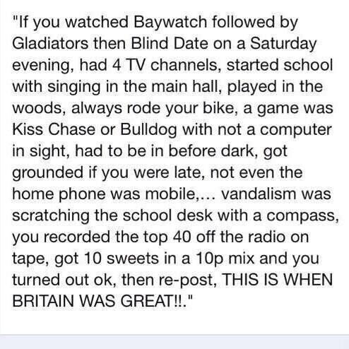 How did we cope without Facebook twitter iPhones ha #thatshow
