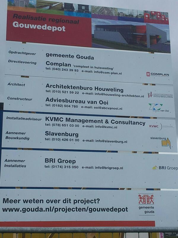 Archhouweling's tweet image. Alle betrokken partijen gefeliciteerd met deze start en nog een goede samenwerking #BRI #Slavenburg #Kvmc  #Gouda e.a