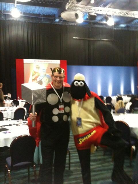 VeronicaPullen's tweet image. Today, not only saw Superman at #BottysEC but also Thor and Shaun the Sheep